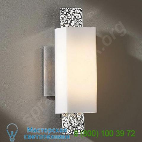 207693-1005 hubbardton forge oceanus vintage platinum 1 light wall sconce, настенный светильник
