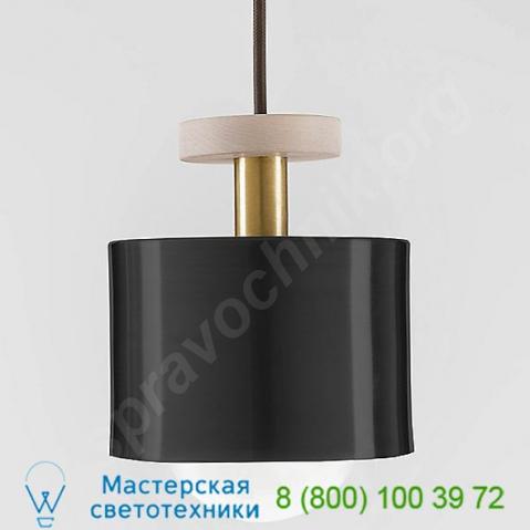 Spun mini pendant light ladies and gentlemen studio spun pendant - black, светильник