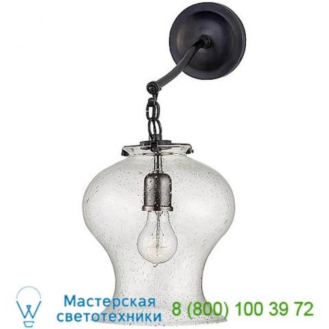 Visual comfort katie bell jar bathroom wall light tob 2226bz/g1-cg, настенный бра