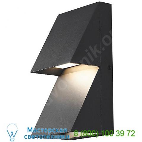 Pitch led outdoor double wall light tech lighting 700wspitdb-led830, уличный настенный светильник