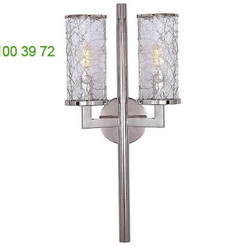 Visual comfort ob-kw 2201pn-crg liaison double wall sconce (polished nickel) - open box, опенбокс
