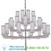 Visual comfort liaison triple chandelier kw 5202ab-crg, светильник