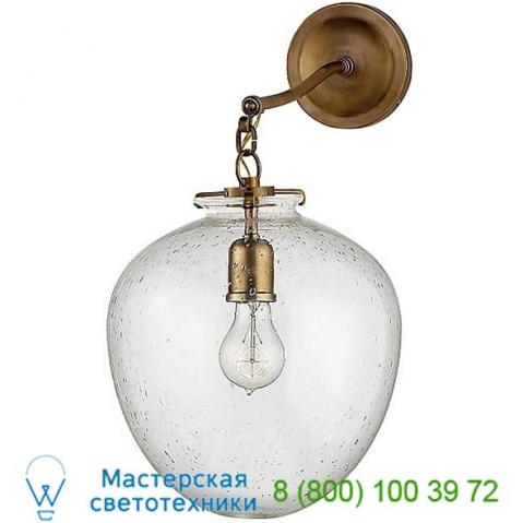 Katie acorn bathroom wall light tob 2225bz/g2-cg visual comfort, настенный бра