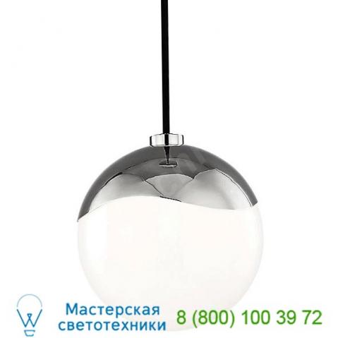 Mitzi - hudson valley lighting ella pendant (polished nickel/small) - open box return, светильник