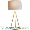 Nina tapered table lamp tob 3026gi-np visual comfort, настольная лампа