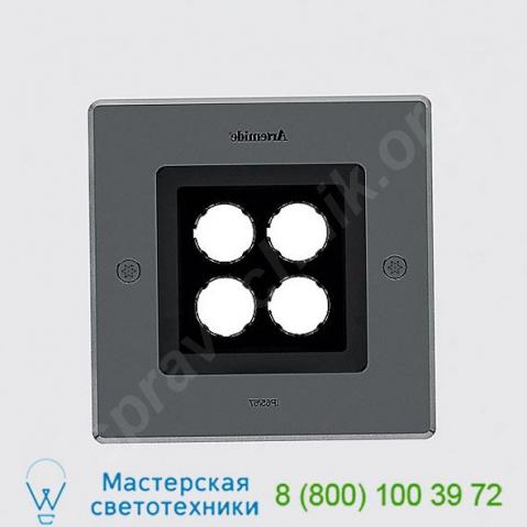 Ego recessed square outdoor led ceiling light usc-t4061spw08 artemide, уличный потолочный светильник