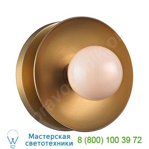 9801-agb hudson valley lighting julien 1 light bath light, настенный бра