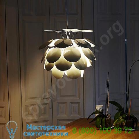 Marset discoco pendant (white/20 inch diameter) - open box return, светильник