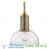 Halcyon 1 light pendant light hudson valley lighting 7210-agb, светильник