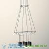 Wireflow 3d hexagonal pendant light vibia , светильник