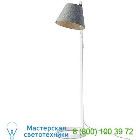 Pablo designs lana flr stn/gry crm w/ped lana floor lamp, светильник