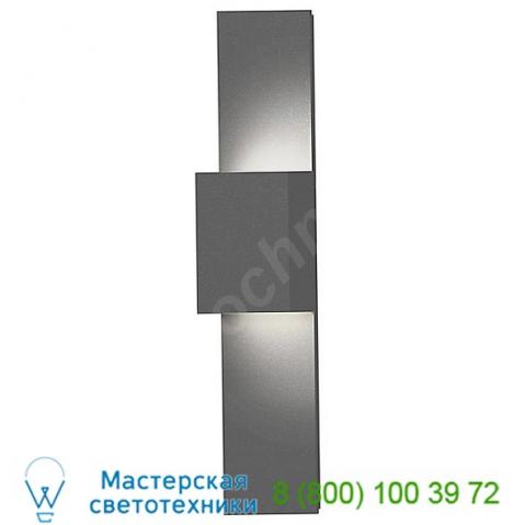 7108. 72-wl flat box 2-light indoor/outdoor led panel sconce sonneman lighting, уличный настенный