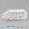 Cc-he-ch-114abp hex criss cross led chandelier ridgely studio, светильник