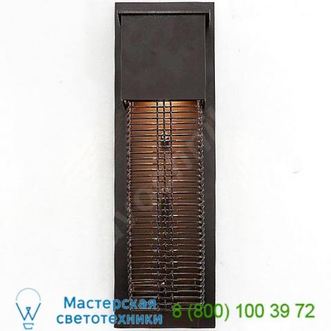 Hammerton studio tweed outdoor short wall sconce odb0040-16-ag-m1-g1, уличный настенный светильник