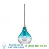 Small curved pendant light (aqua gradient) - open box return ob-5curv-smaq jamie young co. , опенбокс