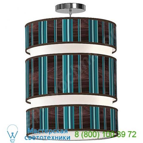 Jefdesigns jd_vsgr_lena16 vertical stripey 3-tier pendant light, светильник