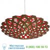 Flax pendant light david trubridge flx-0800-nat-red, светильник