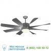 Turbine ceiling fan 8tnr56bkd-v1 monte carlo fans, светильник