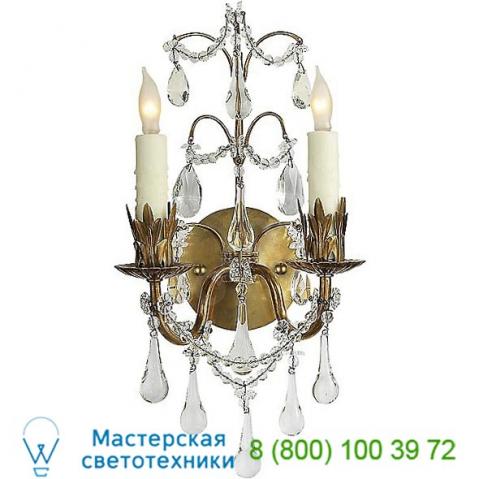 Hannah 2-light wall light visual comfort sk 2008hab, настенный светильник бра