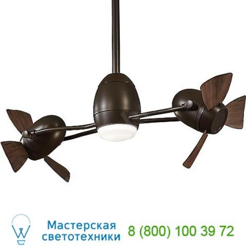 F304l-bn/sl minka aire fans cage free gyro led ceiling fan, светильник