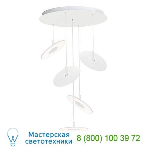 Pablo designs circa multipoint pendant circ chan 12/3 wht, светильник