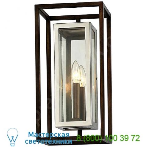 Troy lighting b6512 morgan framed outdoor wall light, уличный настенный светильник