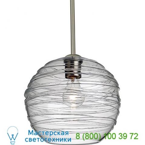 Besa lighting 1kx-462702-br wave 10 one light pendant, светильник