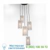 Chb0044-03-fb-bg-c01-e2 textured glass round multi-light pendant light hammerton studio, подвесной