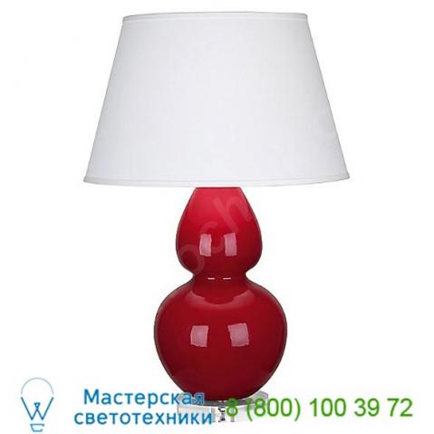 Double gourd lucite table lamp - large a606 robert abbey, настольная лампа