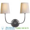 Visual comfort vendome wall sconce tob 2008as-np, настенный светильник бра