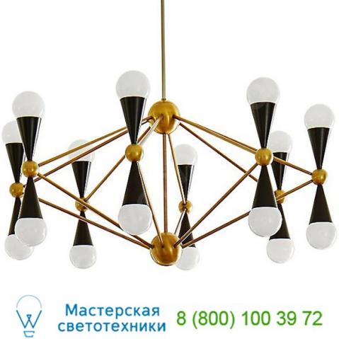 21330 caracas 16-light chandelier jonathan adler, светильник