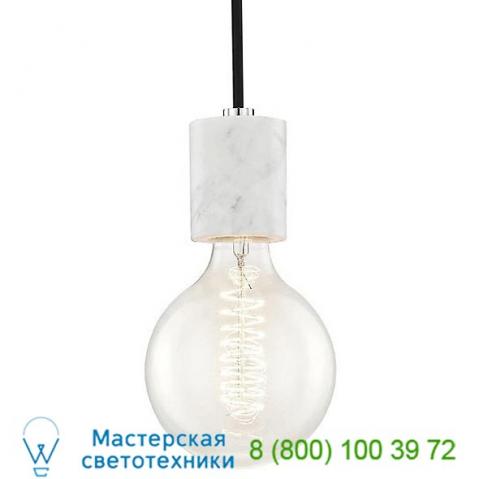 Mitzi - hudson valley lighting asime mini pendant light h120701-agb, светильник