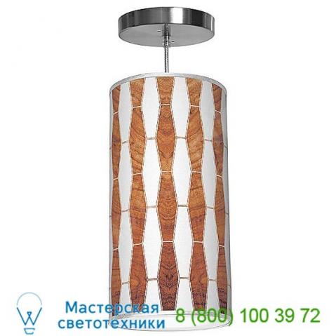 Weave 1 column pendant light jefdesigns jd_weave1_walnut_lisha16, светильник