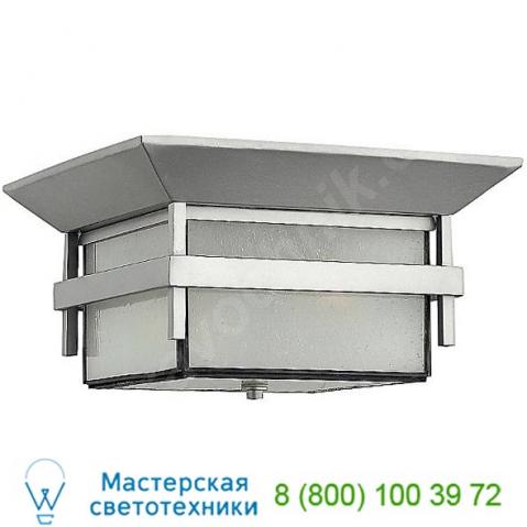 Harbor 2 light flush outdoor ceiling light hinkley lighting 2573tt, уличный потолочный светильник