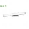 Mini vogue led vanity light modern forms ws-21718-bn, светильник для ванной