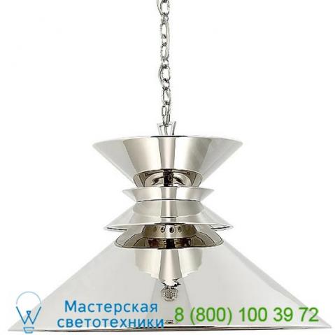 Alborg large stacked pendant visual comfort chc 5245ab-blk, светильник