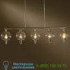 Hubbardton forge 137805-1007 pluto 5 light linear suspension light, светильник