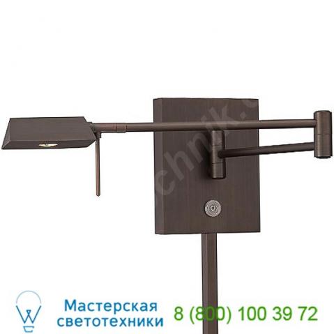 Georges reading room p4318 led swing arm wall lamp george kovacs p4318-631, бра