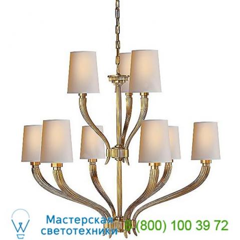 Ruhlmann 2 tier chandelier chc 2465ab-np visual comfort, светильник