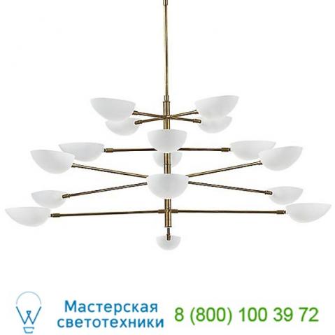 Graphic grande 4-tier chandelier visual comfort arn 5503hab-blk, светильник