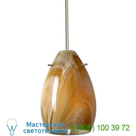 Pera 6 pendant (honey/satin nickel/rigid stem) - open box besa lighting , светильник