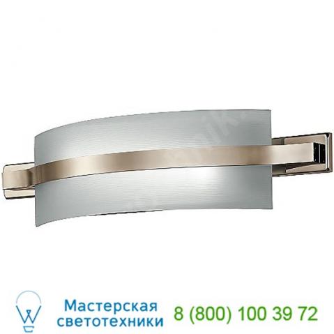 Freeport led linear bath wall light kichler 45087pnled, светильник для ванной