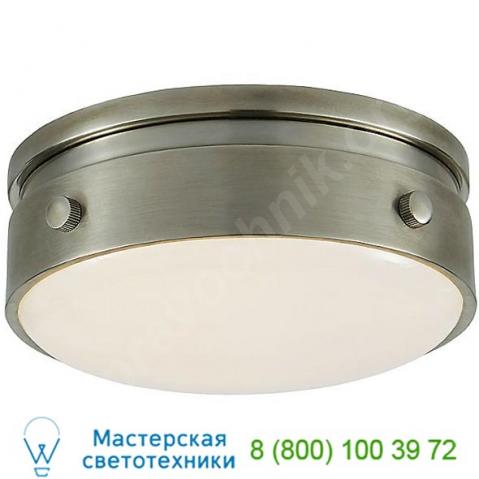 Visual comfort tob 4062an-wg hicks led flush mount ceiling light, светильник