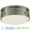 Visual comfort tob 4062an-wg hicks led flush mount ceiling light, светильник