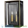 Urbandale 2 light outdoor wall sconce feiss ol13801anbz/pbb, уличный настенный светильник