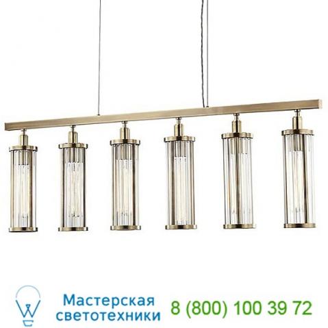 Marley linear suspension light hudson valley lighting 9146-agb, светильник