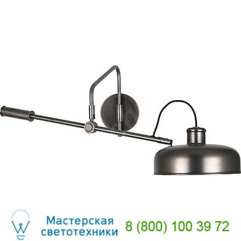 Albert swingarm wall sconce (patina nickel) - open box ob-p749 robert abbey, опенбокс