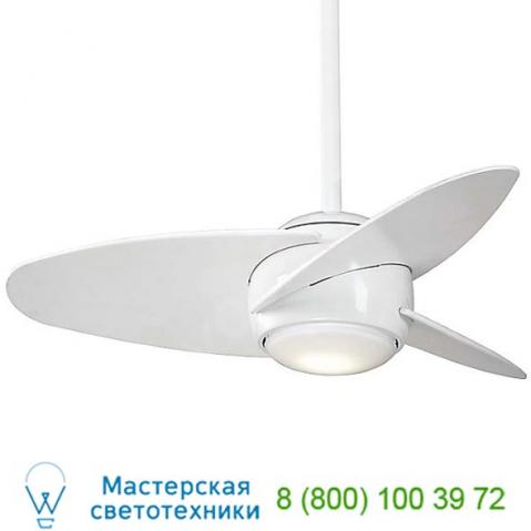 Minka aire fans f410l-bs slant ceiling fan, светильник