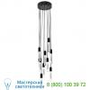 Seraph round 8 inch led chandelier blackjack lighting ser-08p-bl-bu, светильник