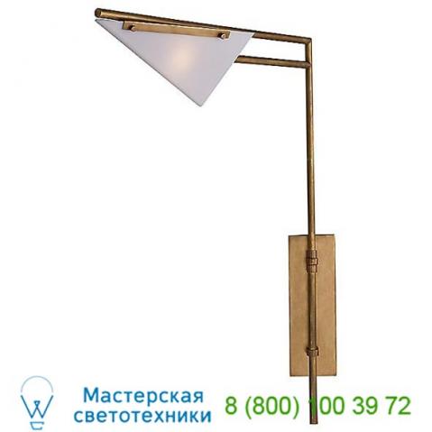 Kw 2251ab-wg visual comfort forma swing arm wall sconce, бра